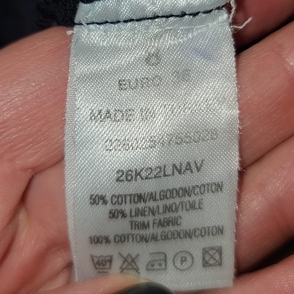 Topshop Petite Navy Ruffled Low Waist Ultra mini skirt US4P - Picture 10 of 10